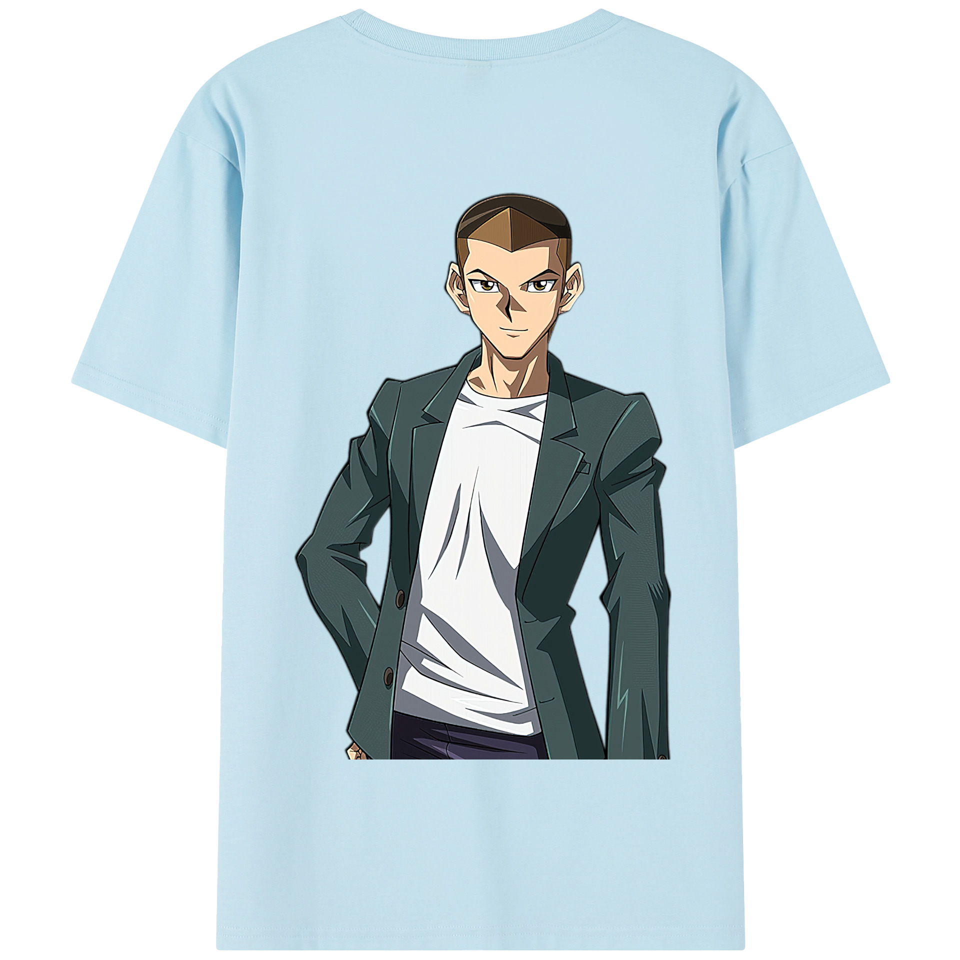 （画像用） 遊☆戯☆王 Yu-Gi-Oh! 綿100％半袖Tシャツ（背面プリント）